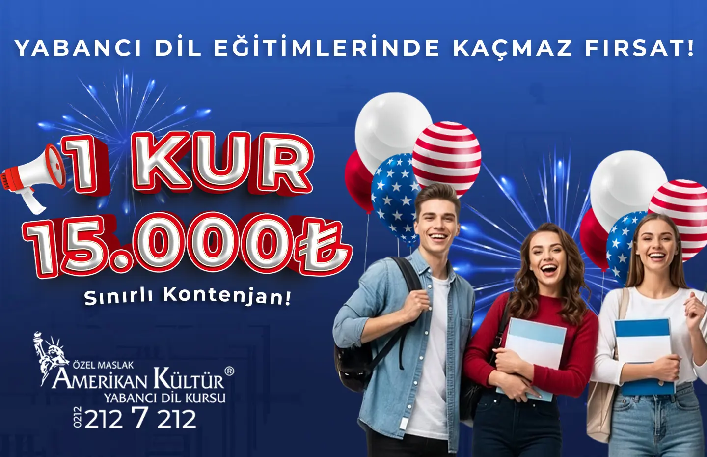 1 Kur 15.000 TL. Sınırlı Kontenjan
